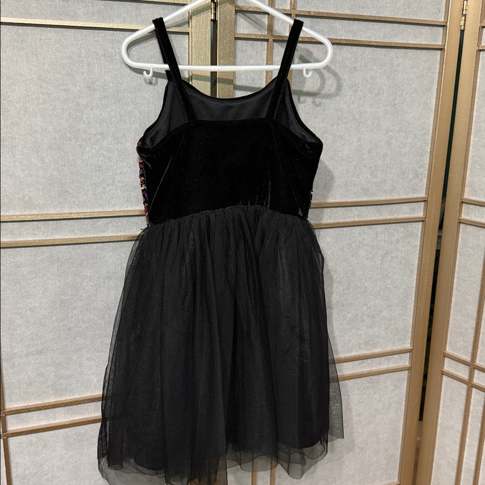 Zenzi black dress with sequin top, girl‘s size small (6/6X) - Picture 3 of 6